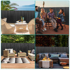 Cosmo Go PVC Sichtschutzmatte mit Kabelbindern