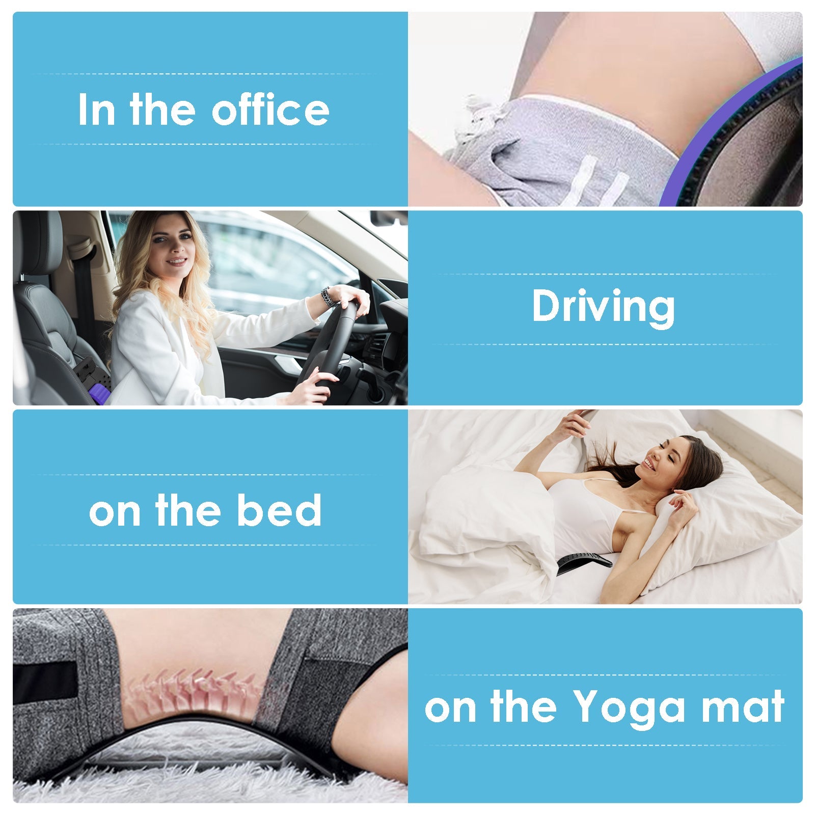 Cosmo Go Rückenstrecker Rückenmassagegerät