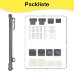 Cosmo Go Treppenschutzgitter Türschutzgitter Ausziehbar 0-150cm/180cm