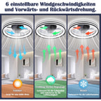 Cosmo Go Deckenventilator Ventilator mit Fernbedienung und Beleuchtung