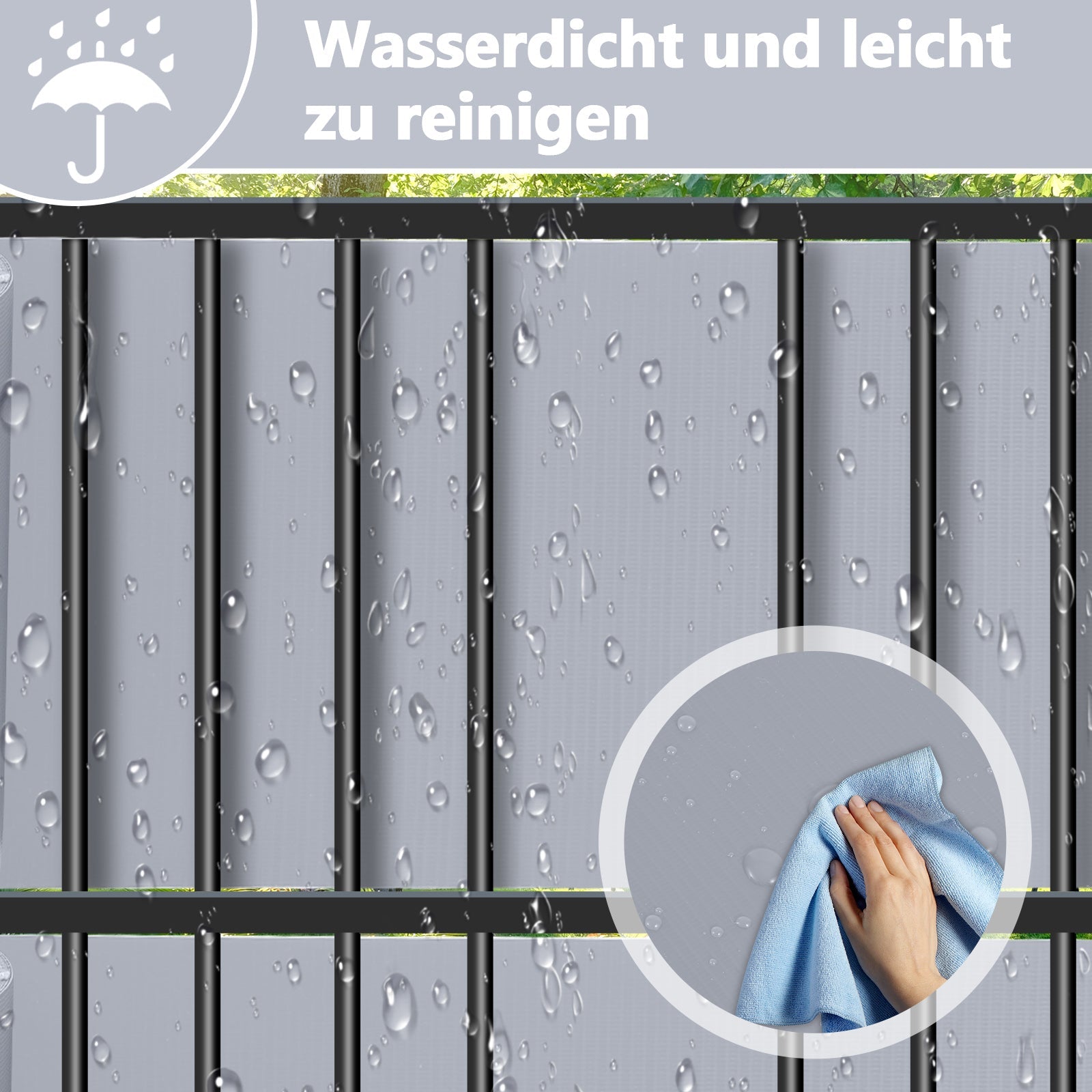 Cosmo Go Sichtschutzstreifen Sichtschutzfoli 50m