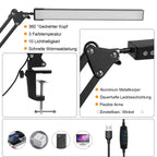 Cosmo Go LED Tischlampe Leselampe Dimmbar 10W