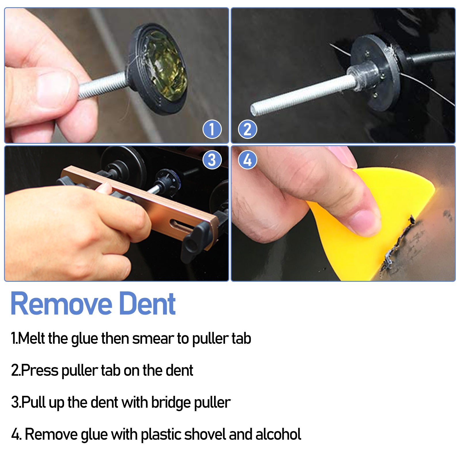 Cosmo Go 57tlg Ausbeulwerkzeug Dellen Reparatur Set Auto