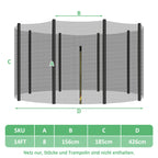 Cosmo Go Trampolin Sicherheitsnetz Ersatzteile