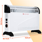 Cosmo Go 2000W Elektroheizung Konvektor Heizung mit Thermostat