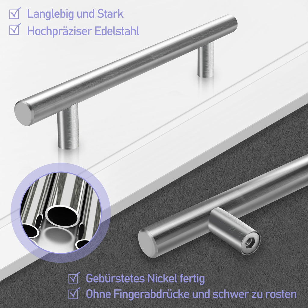 Cosmo Go 10 Stück Küchengriffe Türgriff  Möbelgriffe