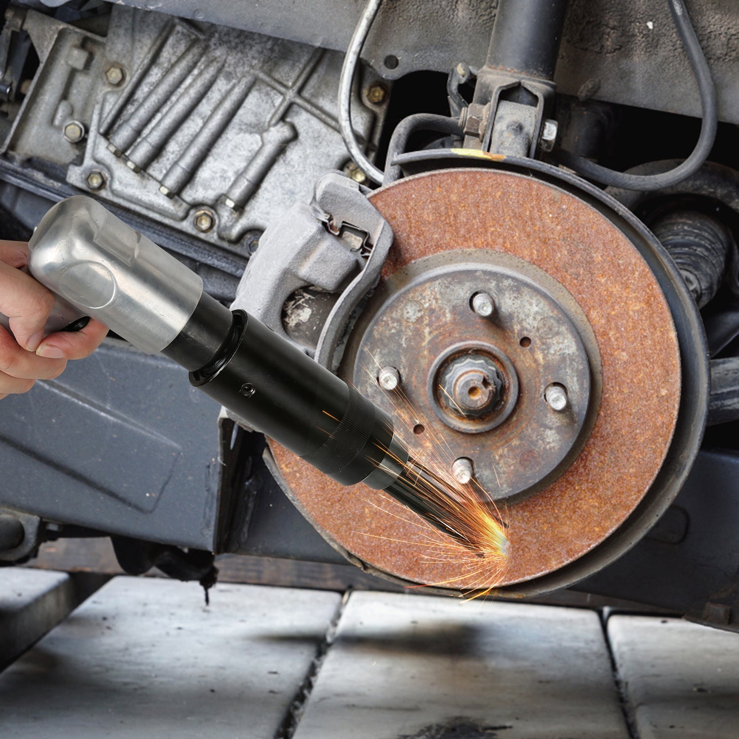 Cosmo Go Druckluft Nadelentroster Rostentferner