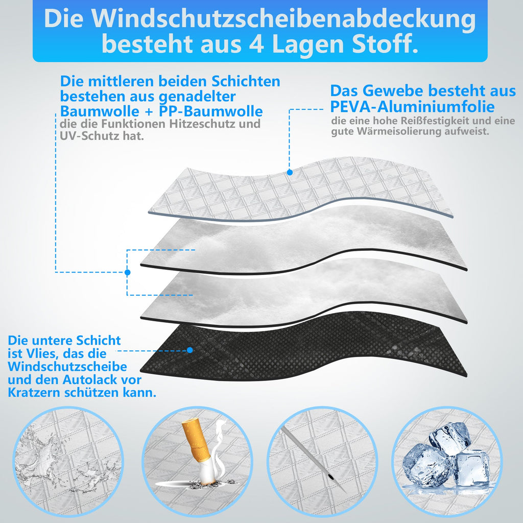 Cosmo Go Scheibenabdeckung Auto KFZ