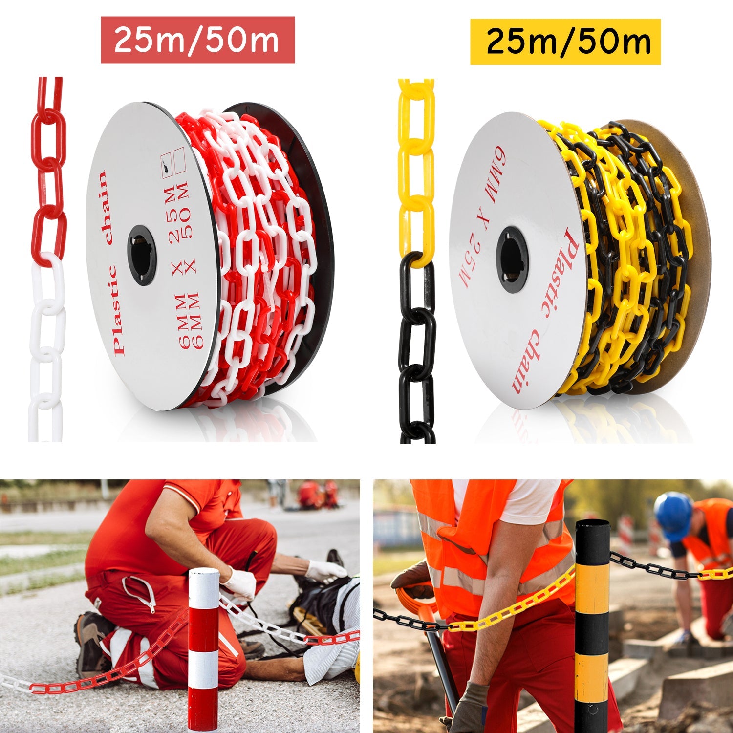 Cosmo Go Absperrkette Warnkette 25m/50m