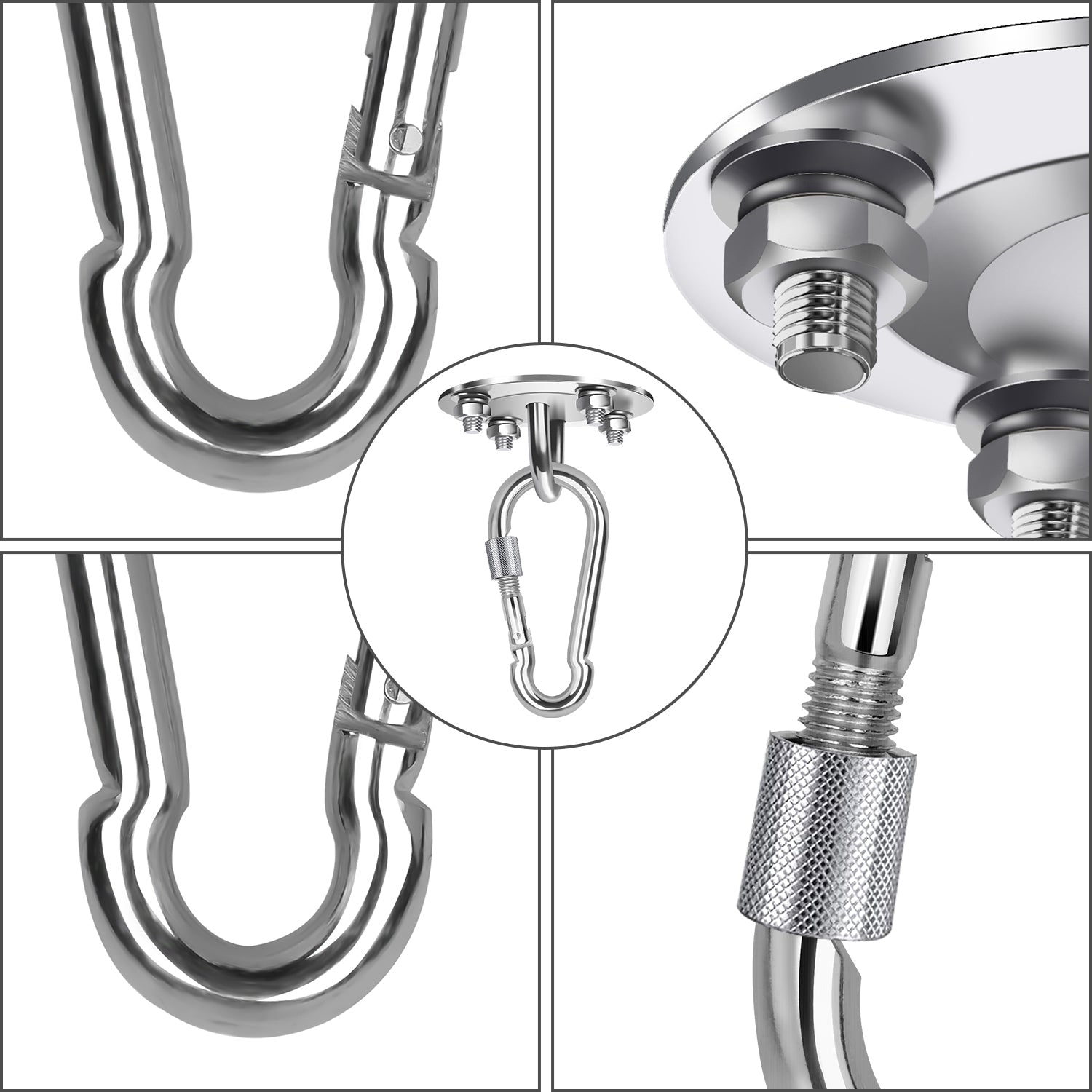 Cosmo Go 2 Stück Deckenhaken Edelstahl