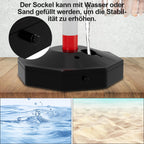 Cosmo Go 2X Absperrpfosten Kettenpfosten Kunststoff 1,4 m