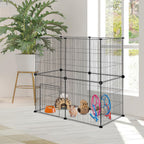Cosmo Go Freigehege Laufgitter Kleintiere DIY 12/24Stück 35x35cm
