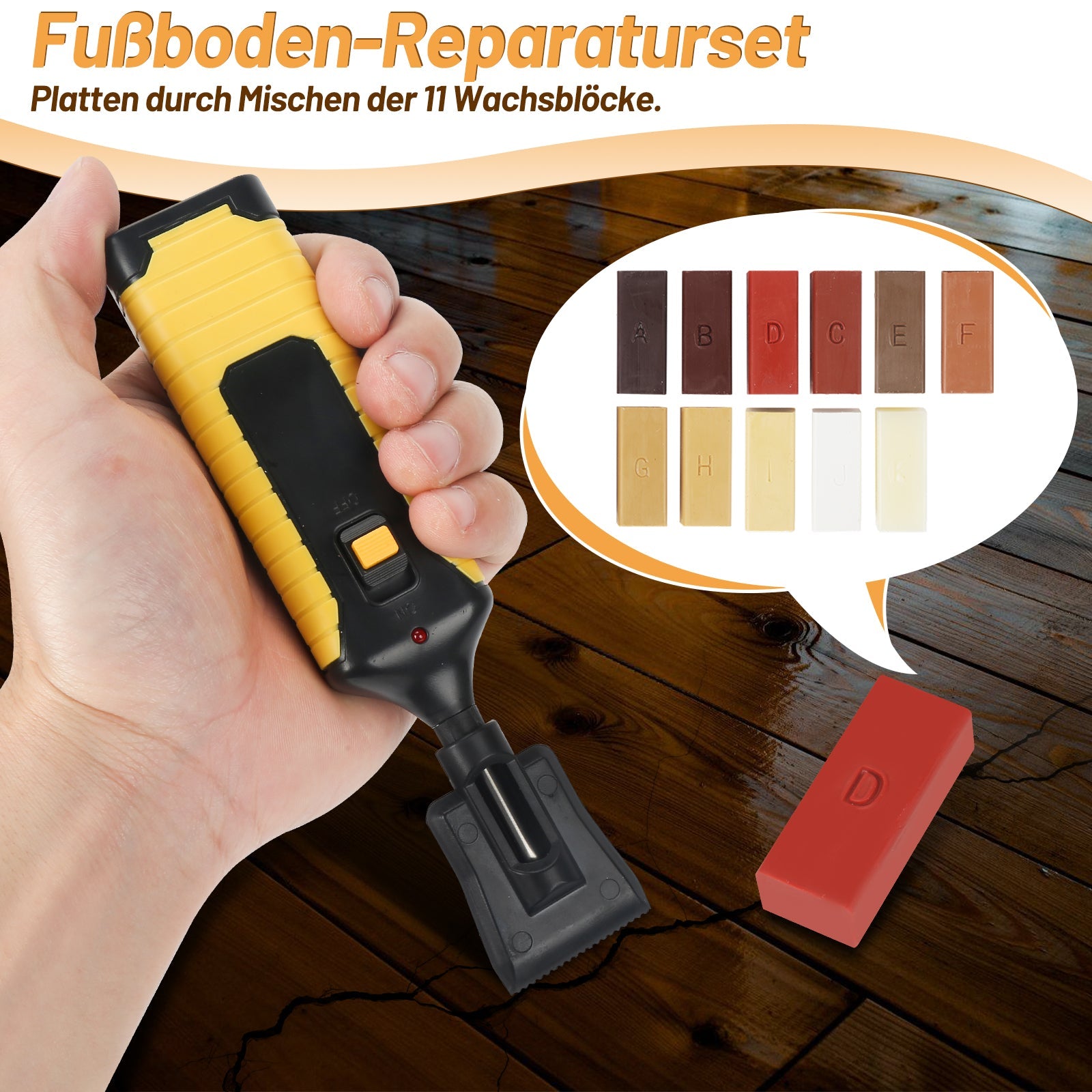 Cosmo Go Holz Reparaturset Fliesenreparaturset