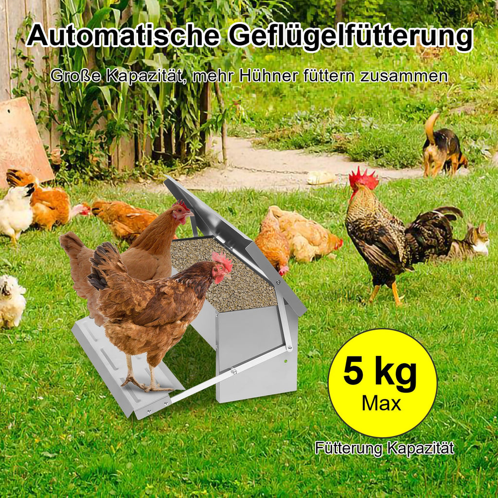 Cosmo Go Futterautomat Hühner Futterspender 5kg