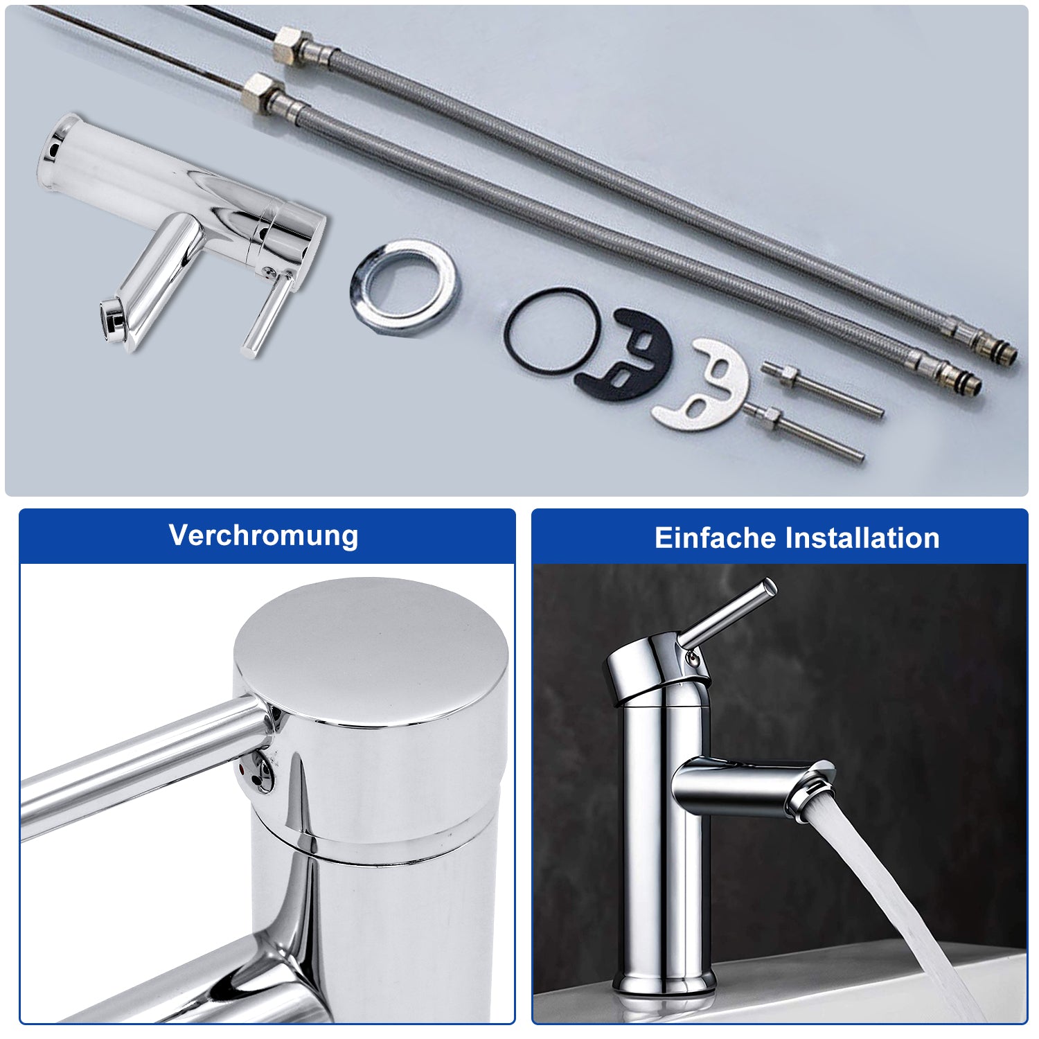 Cosmo Go Wasserhahn Waschtischarmatur Bad