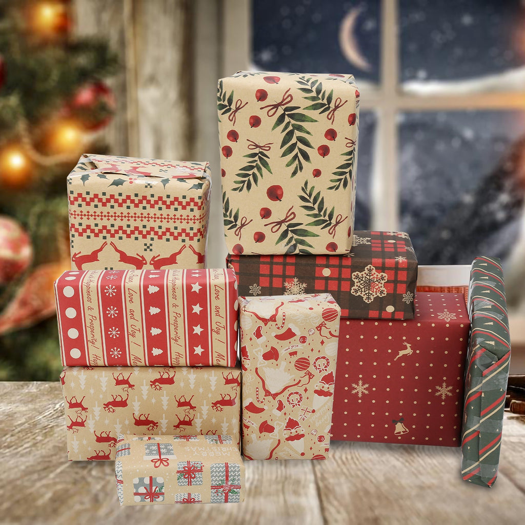 Cosmo Go Geschenkpapier Weihnachtspapier 70 * 50 cm