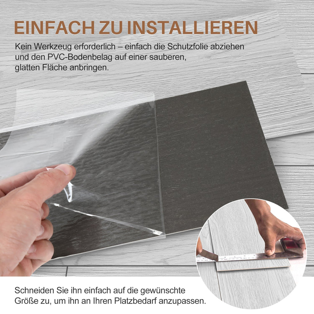 Cosmo Go PVC Bodenbelag Selbstklebend Vinylbod 2mm Dicke