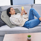 Cosmo Go Keilkissen Bett Kopfteil mit Abnehmbare Nackenrolle