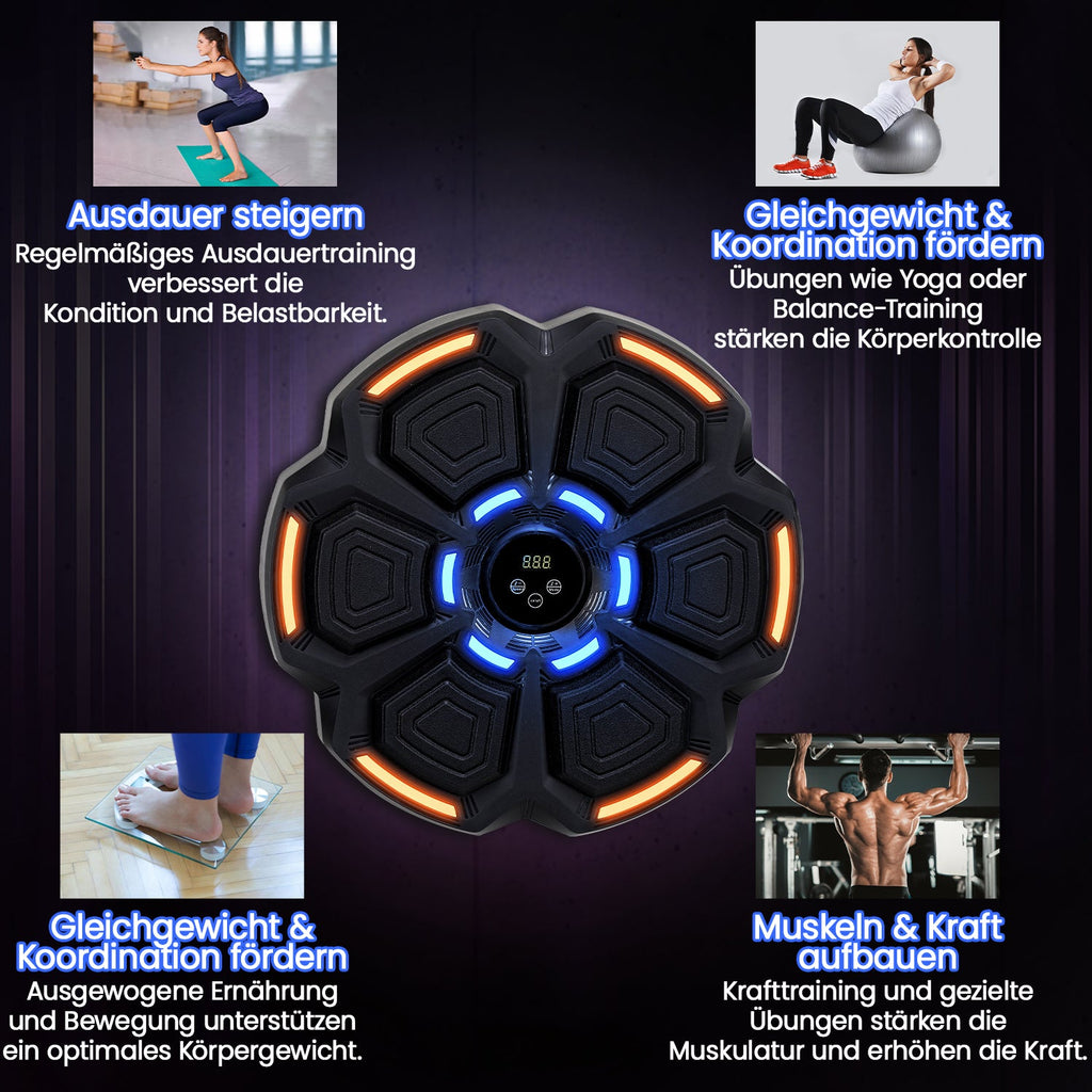 Cosmo Go Music Boxing Machine LED Box-Wandhalterung für Erwachsene Kinder