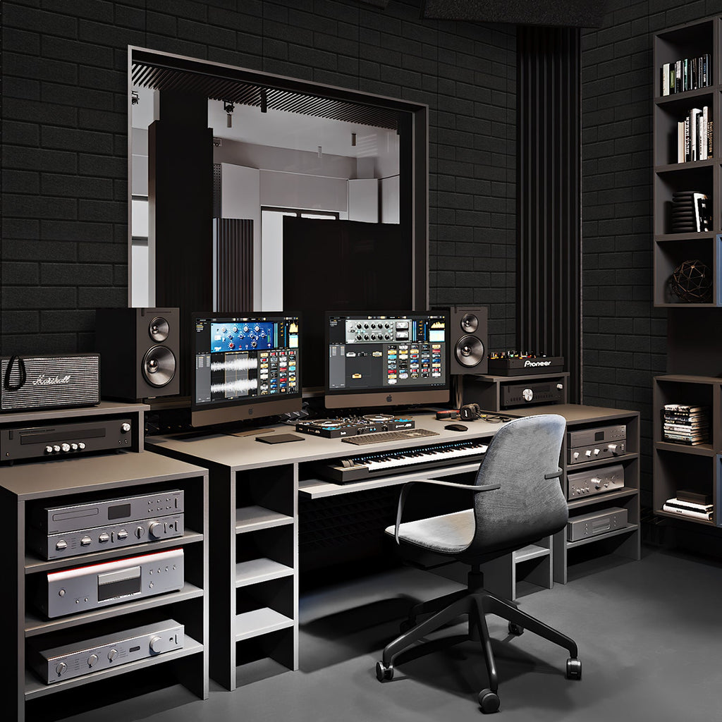 Cosmo Go Akustikplatten Wandpaneele Selbstklebend 12/18 Stück Quadratisch Kacheln