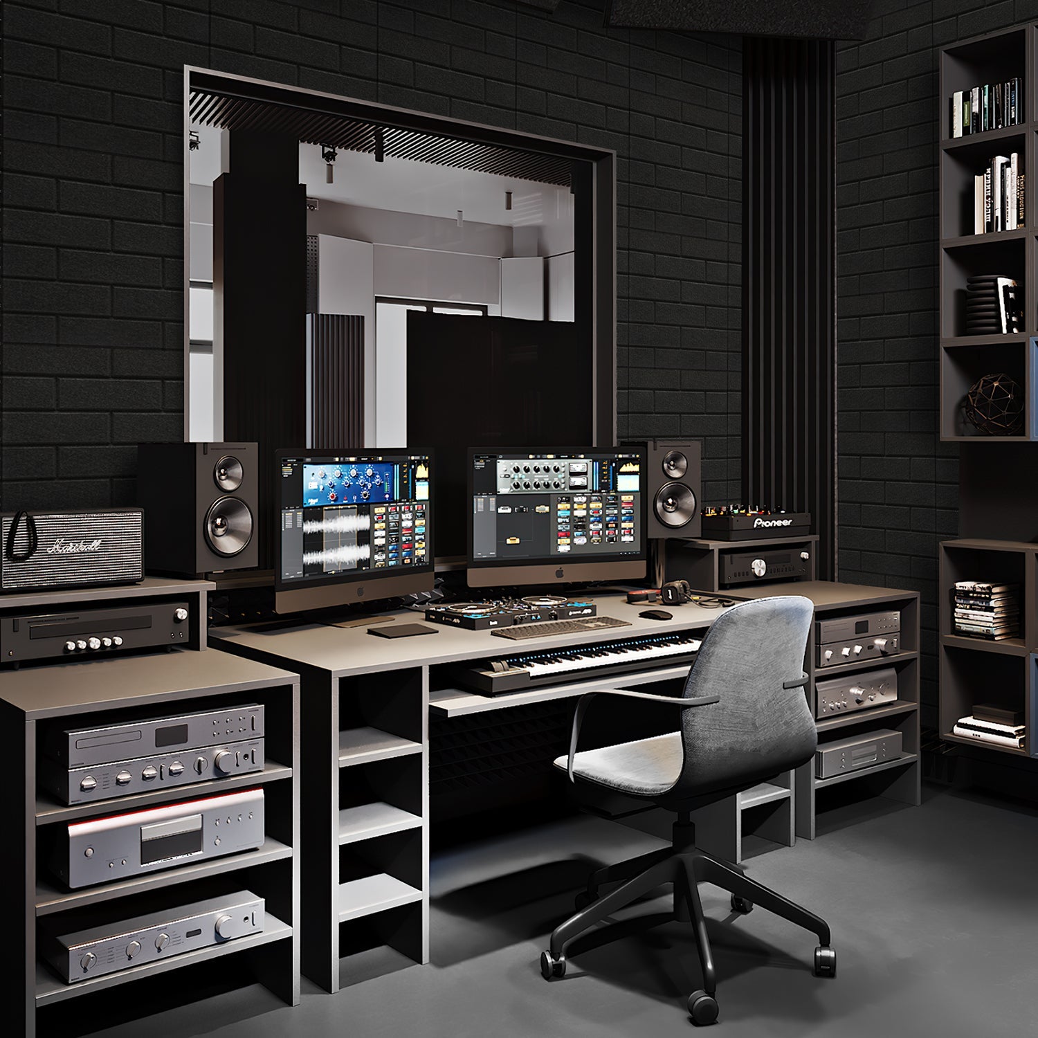 Cosmo Go Akustikplatten Wandpaneele Selbstklebend 12/18 Stück Quadratisch Kacheln