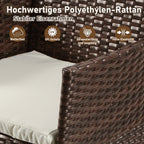 Cosmo Go Polyrattan Sitzgruppe Gartenmöbel Set