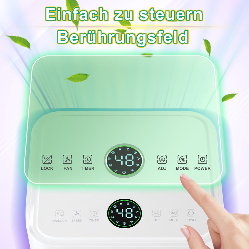 Cosmo Go Luftentfeuchter 16L mit Timerfunktion, Wäschetrockungsfunktion, Abtaufunktion