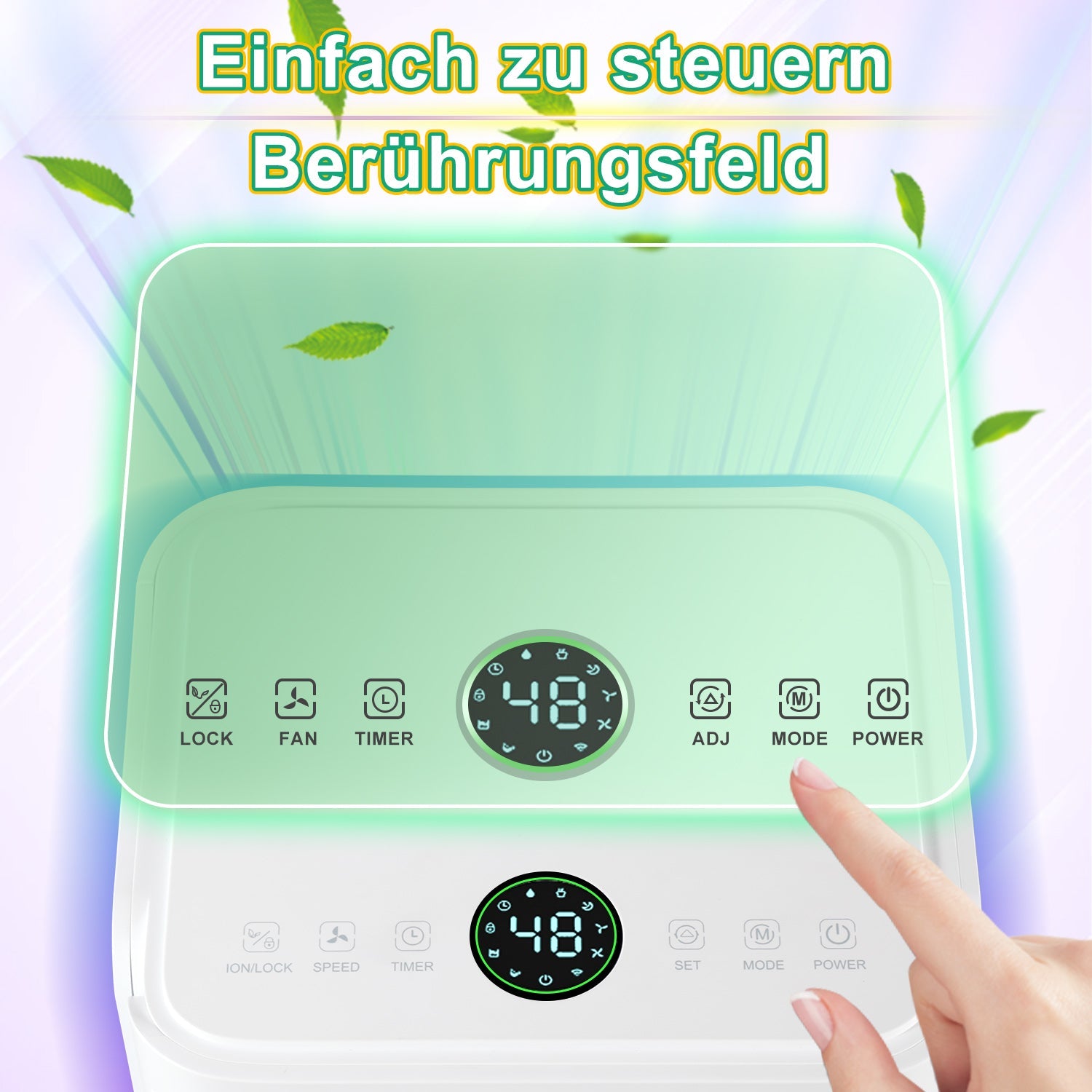 Cosmo Go Luftentfeuchter 16L mit Timerfunktion, Wäschetrockungsfunktion, Abtaufunktion