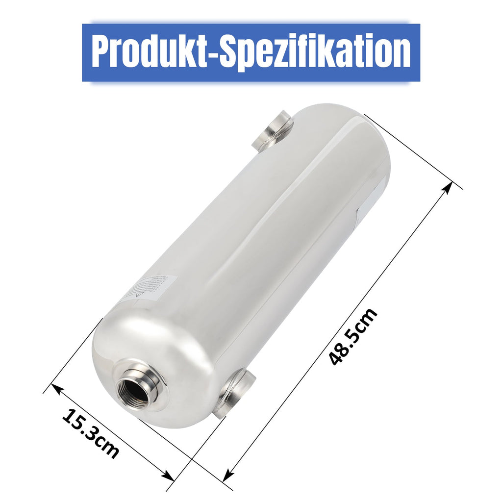 Cosmo Go Schwimmbad Wärmetauscher Edelstahl 28KW/60KW