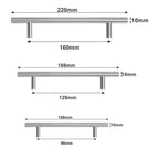 Cosmo Go 10 Stück Küchengriffe Türgriff  Möbelgriffe