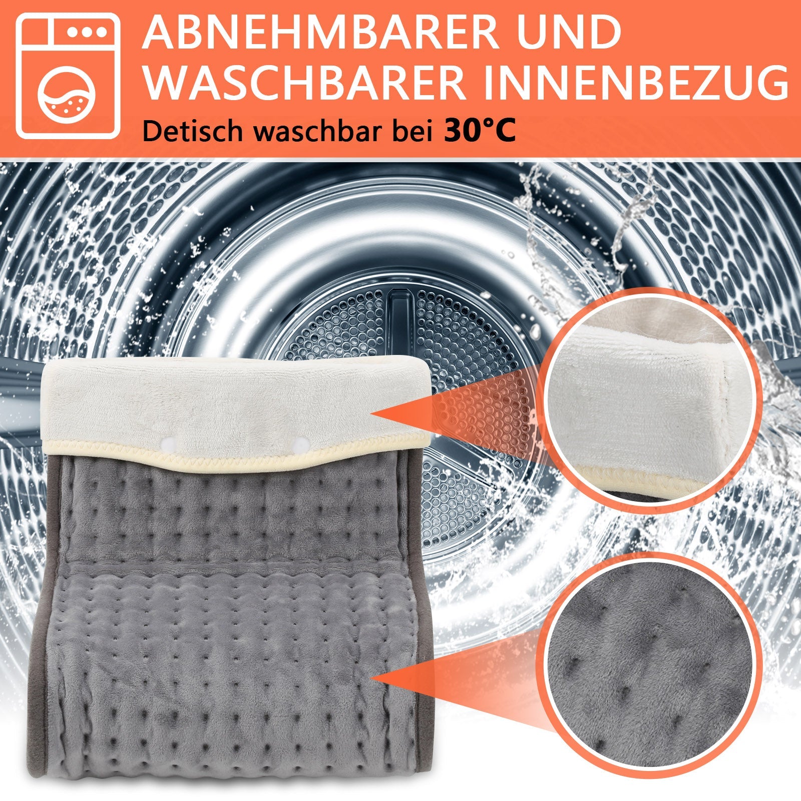 Cosmo Go Fußwärmer mit 10 Temperaturstufen Elektrische Fußheizung