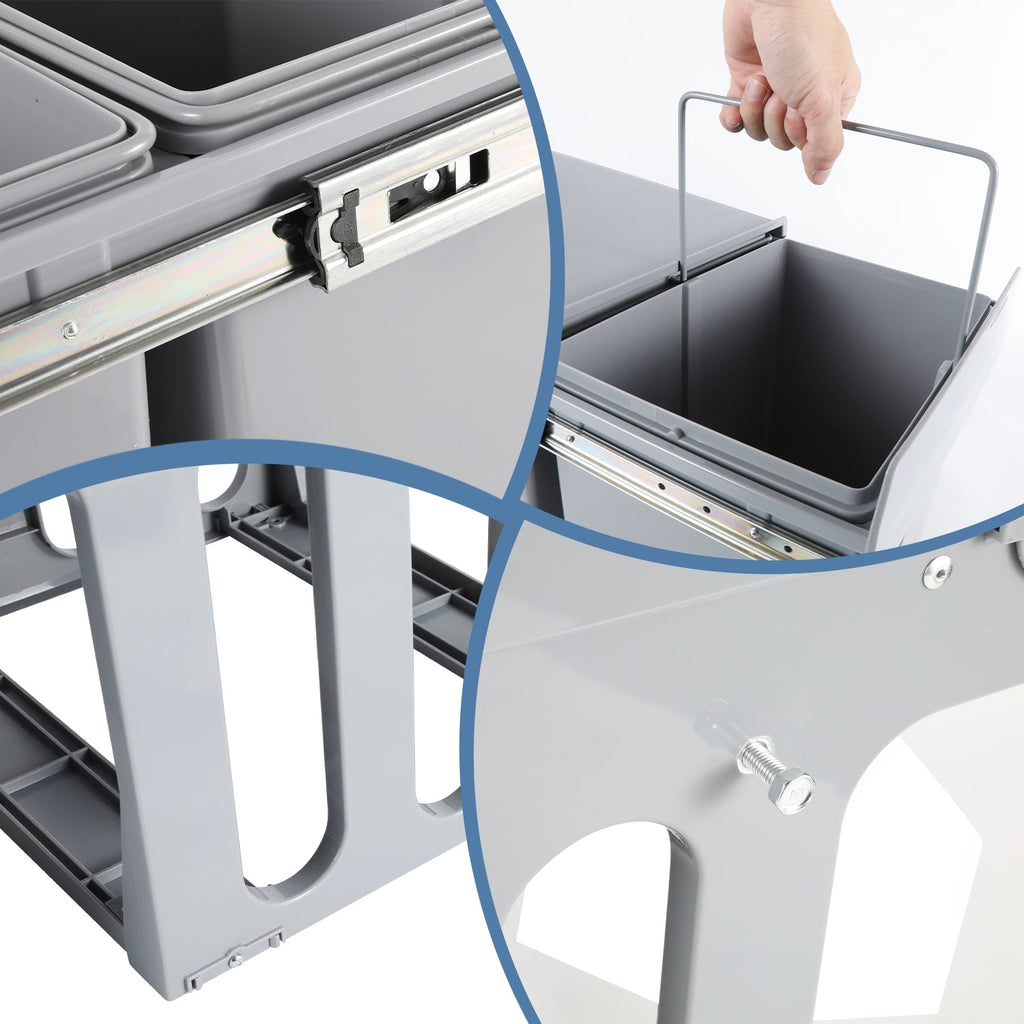 Cosmo Go Mülleimer Abfalleimer Einbau 30L Schrank
