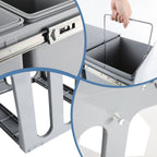 Cosmo Go Mülleimer Abfalleimer Einbau 30L Schrank