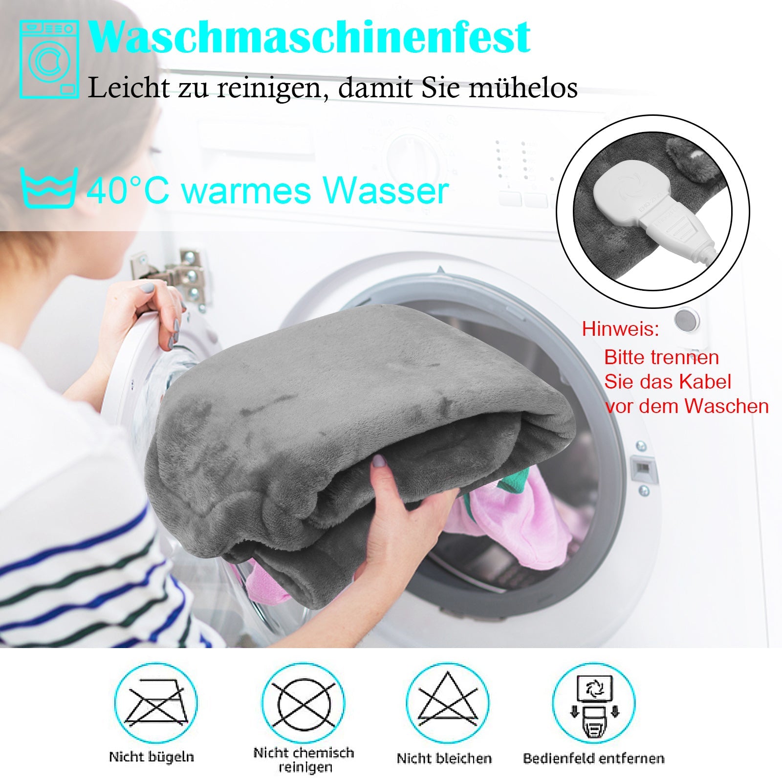 Cosmo Go Heizkissen Rücken Schulter Nacken mit 6 einstellbaren