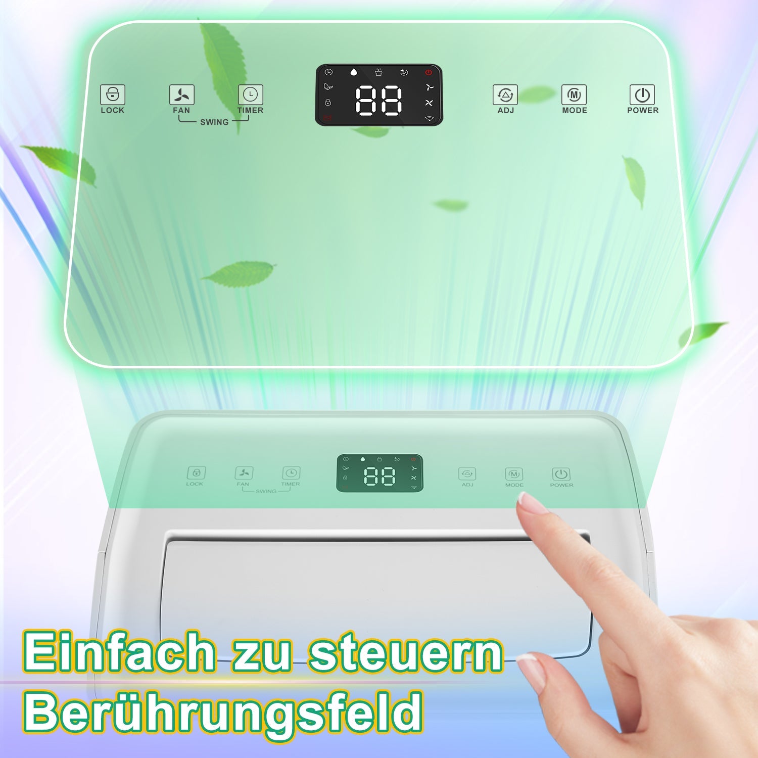 Cosmo Go Luftentfeuchter 26L mit Timerfunktion, Wäschetrockungsfunktion, Abtaufunktion