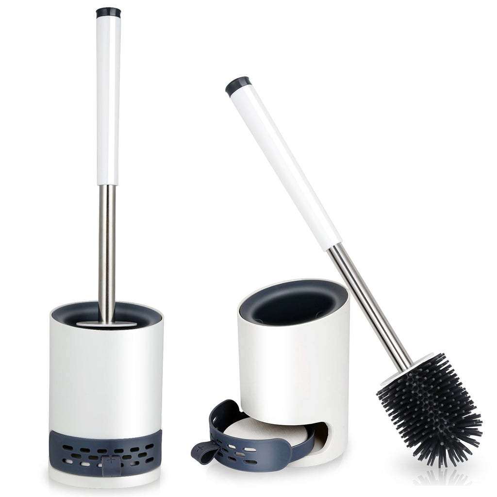 Cosmo Go Silikon Toilettenbürste Steril Edelstahl 2 in 1