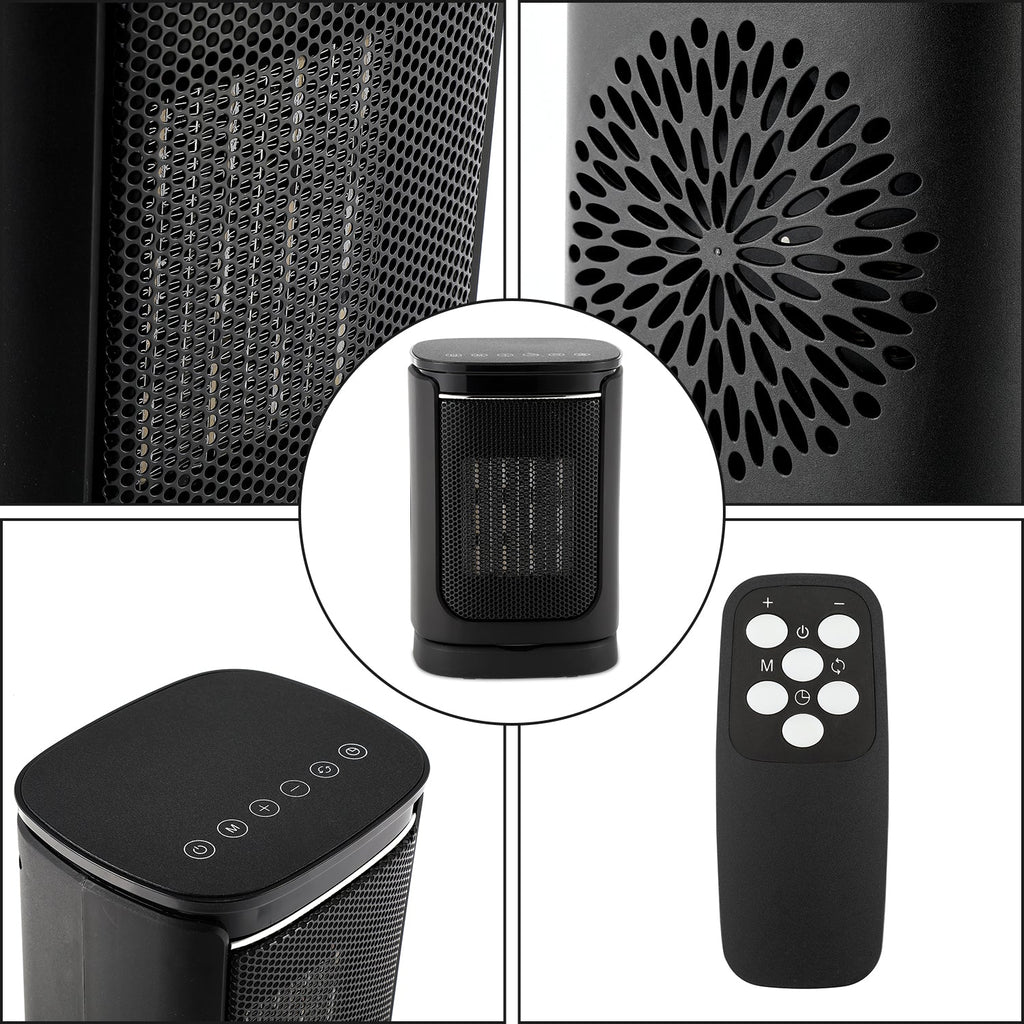 Cosmo Go 1500W Keramik Heizlüfter mit Fernbedienung