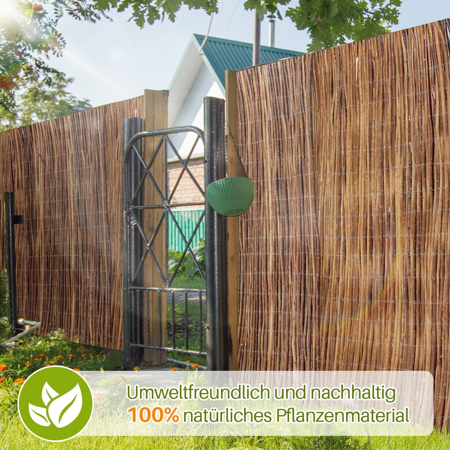 Cosmo Go Weidenzaun Weidenmatte Sichtschutz
