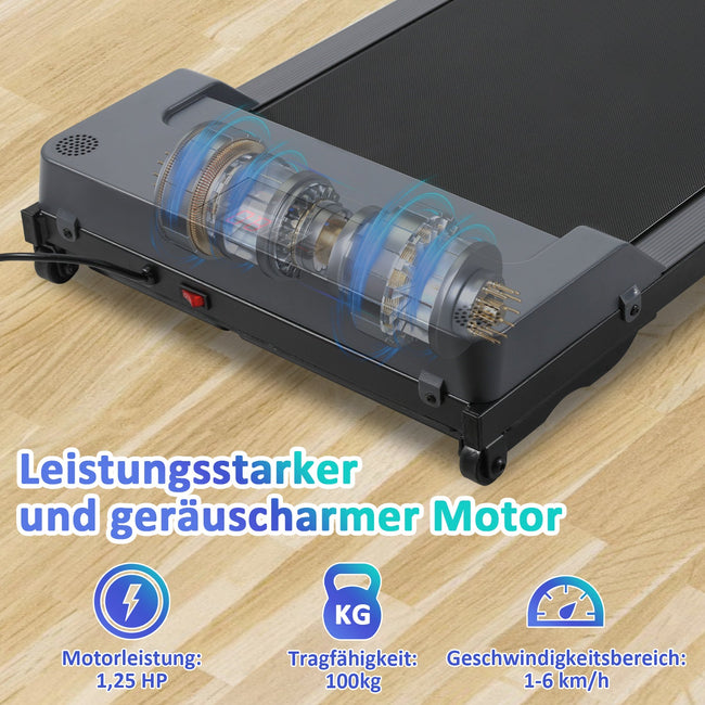 Cosmo Go Laufband für Zuhause mit LED-Anzeige Fernbedienung und App Steuerung Main Image