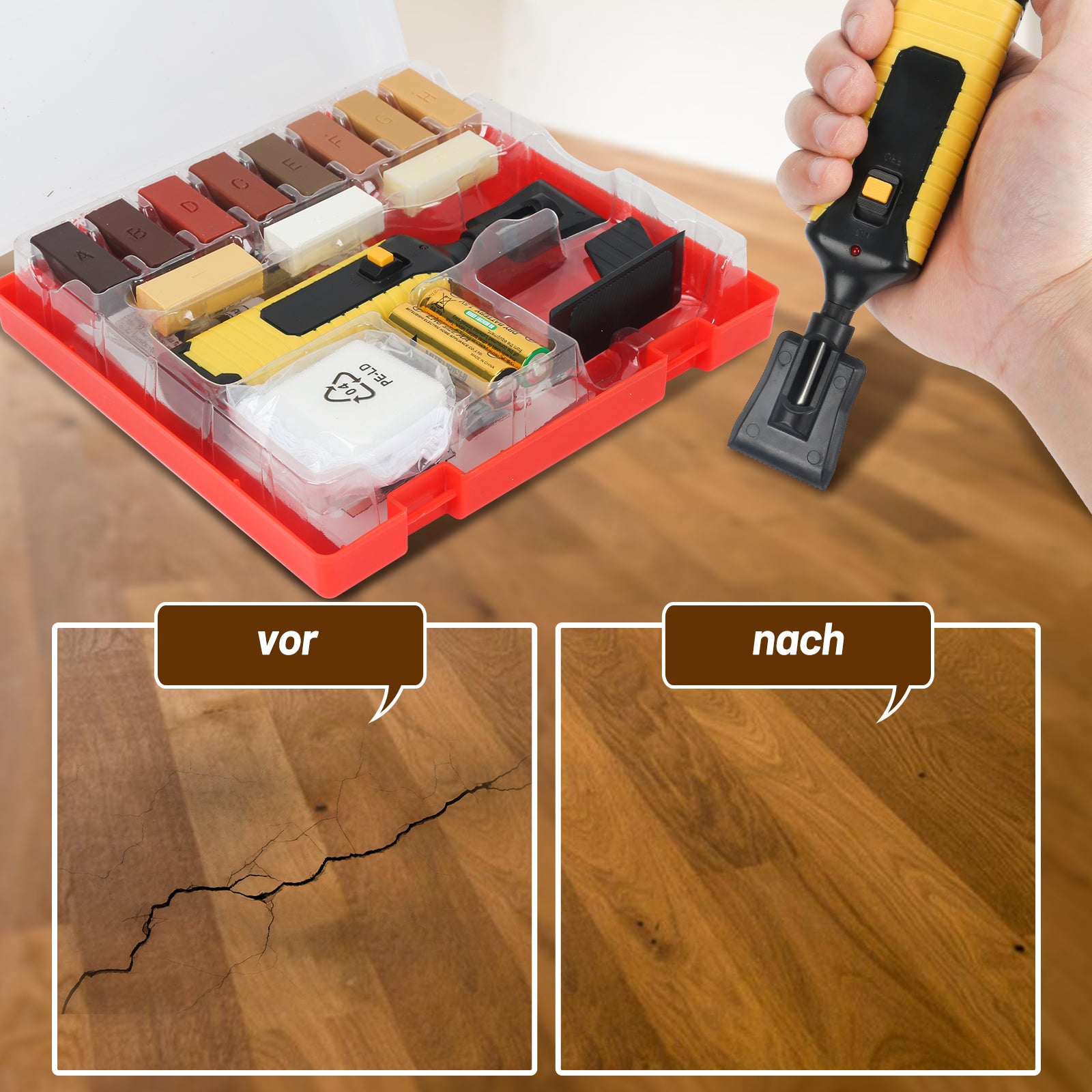 Cosmo Go Holz Reparaturset Fliesenreparaturset