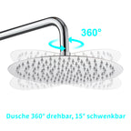 Cosmo Go  Regendusche Duschkopf Edelstahl 304