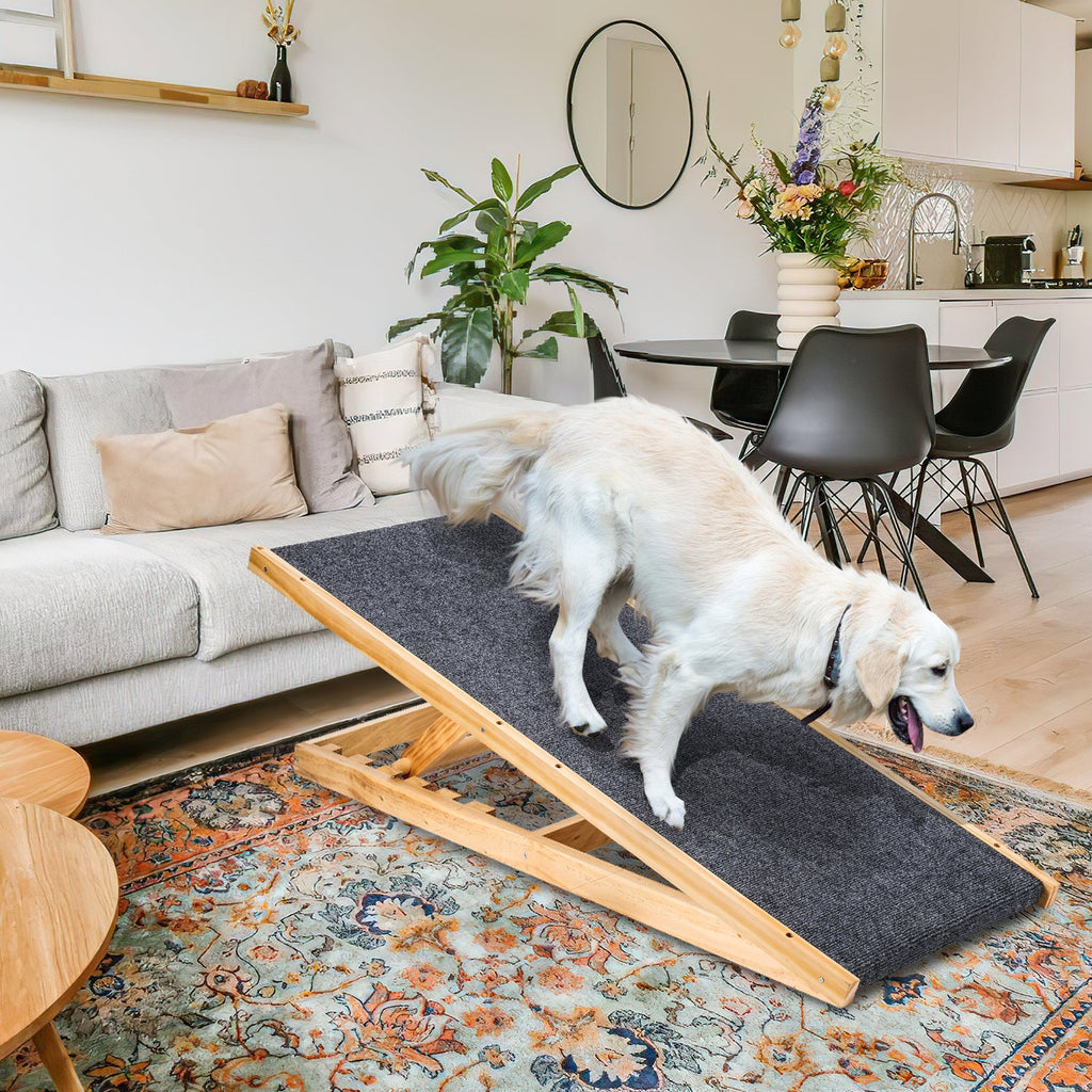 Cosmo Go Hunderampe Hundetreppe aus Holz