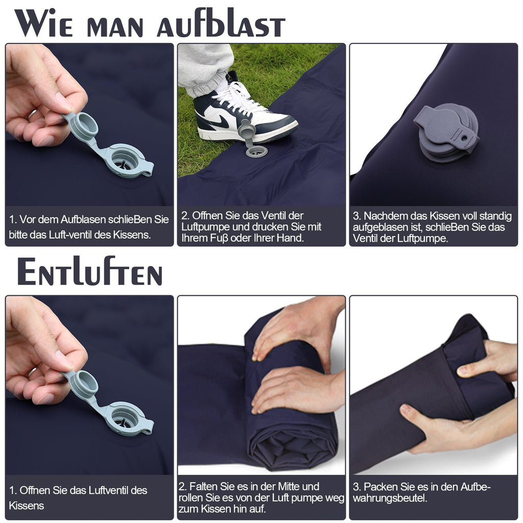 Cosmo Go Schlafmatte Camping selbstaufblasend