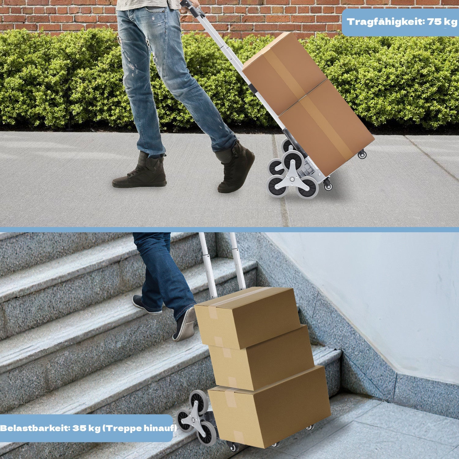 Cosmo Go Treppensteiger sackkarre bis 75kg