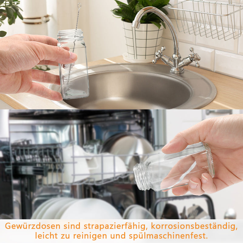 Cosmo Go Drehdeckel Gewürzflasche Gewürzkörnerbehälter 12 Stück