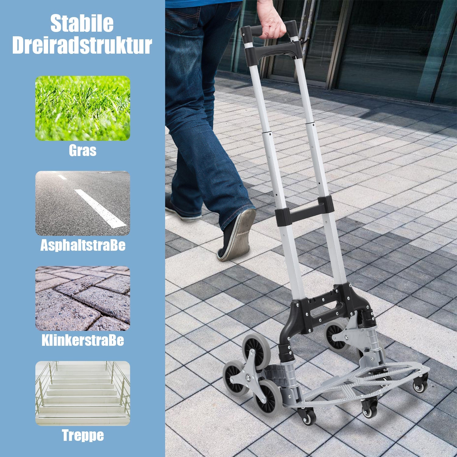 Cosmo Go Treppensteiger sackkarre bis 75kg