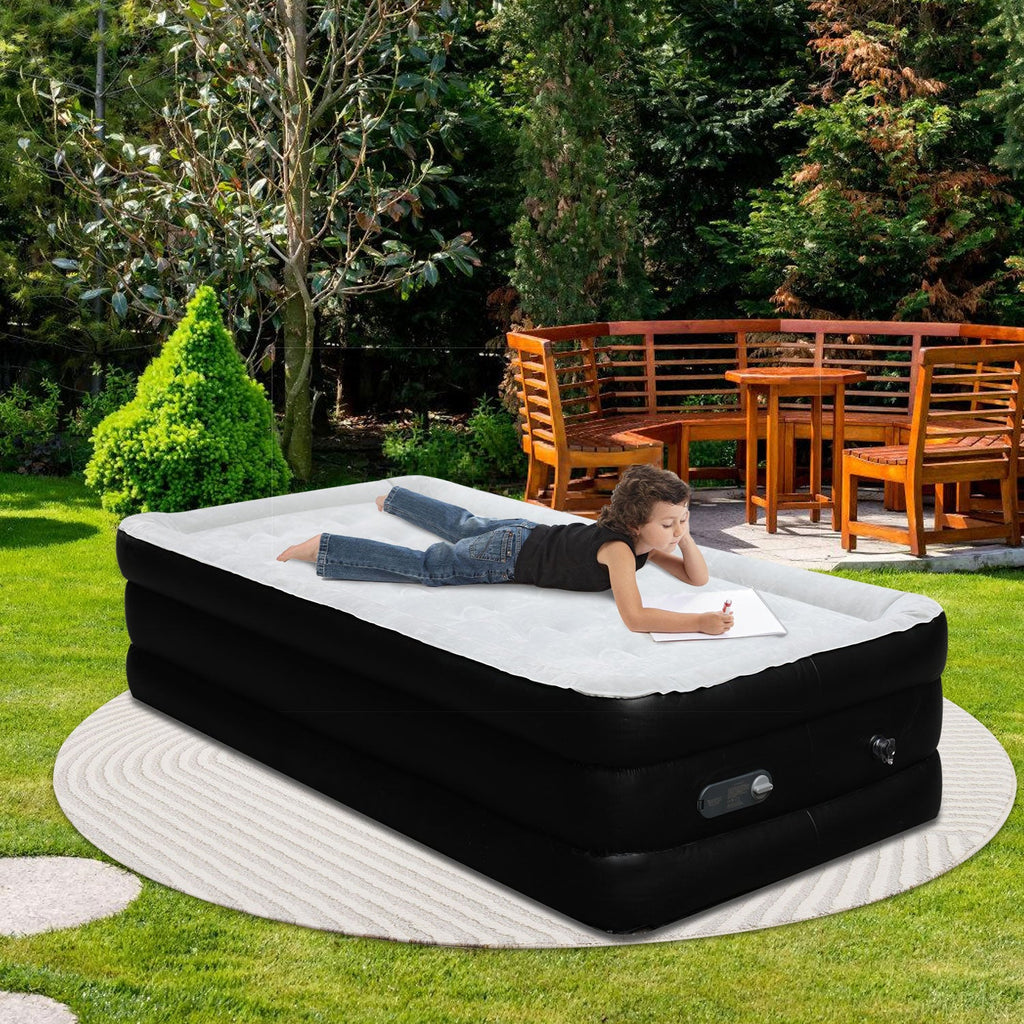 Cosmo Go Aufblasbare Matratze Luftmatratze Einzel/Doppel