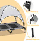 Cosmo Go Haustierbett mit Baldachin für Indoor & Outdoor