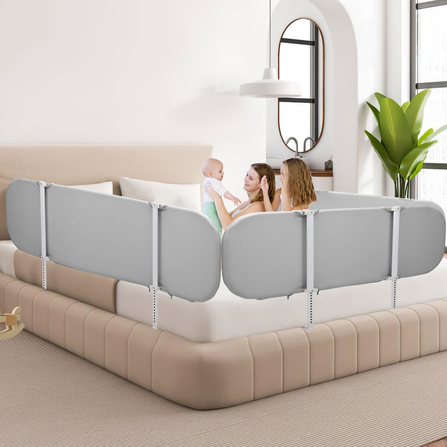 Cosmo Go Bettschutzgitter Rausfallschutz Faltbarer