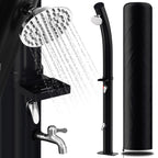 Cosmo Go 20L Solardusche Curve mit Regenduschkopf und Schutzhaube